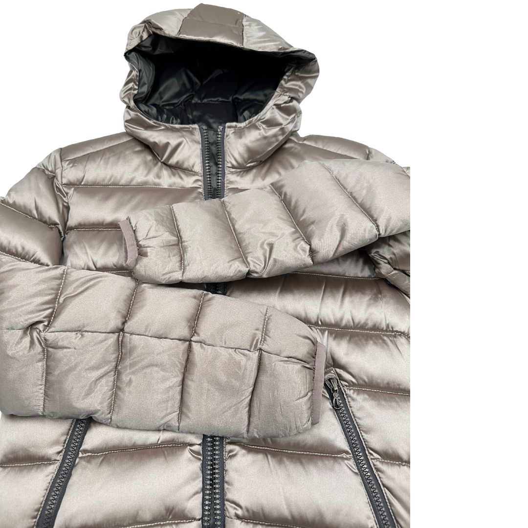  Piumino Colmar in 59% poliestere e 41% poliammide color champagne, di lusso, originale, ottime condizoni. 