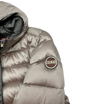  Piumino Colmar in 59% poliestere e 41% poliammide color champagne, di lusso, originale, ottime condizoni.