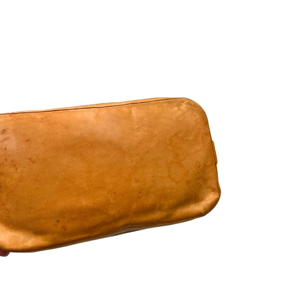 Base di una Borsa Louis Vuitton in canvas marrone monogram con finiture in vacchetta naturale e parti metalliche dorate. Munita di doppi manici stondati. Completa di dustbag, lucchetto e chiavi. Originale, usata, di lusso, in ottime condizioni.