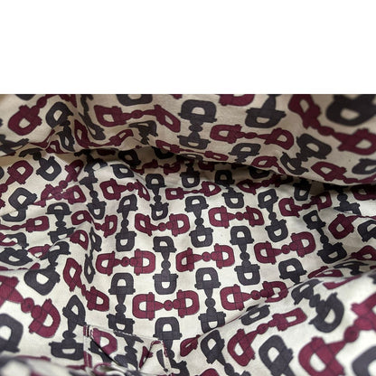 interno Borsa Gucci in pelle marrone GG con parti metalliche dorate; munita di un manico rigido, impreziosita da doppia nappa con dettaglio bamboo e angoli finiture metalliche, di lusso, originale, ottime condizioni 