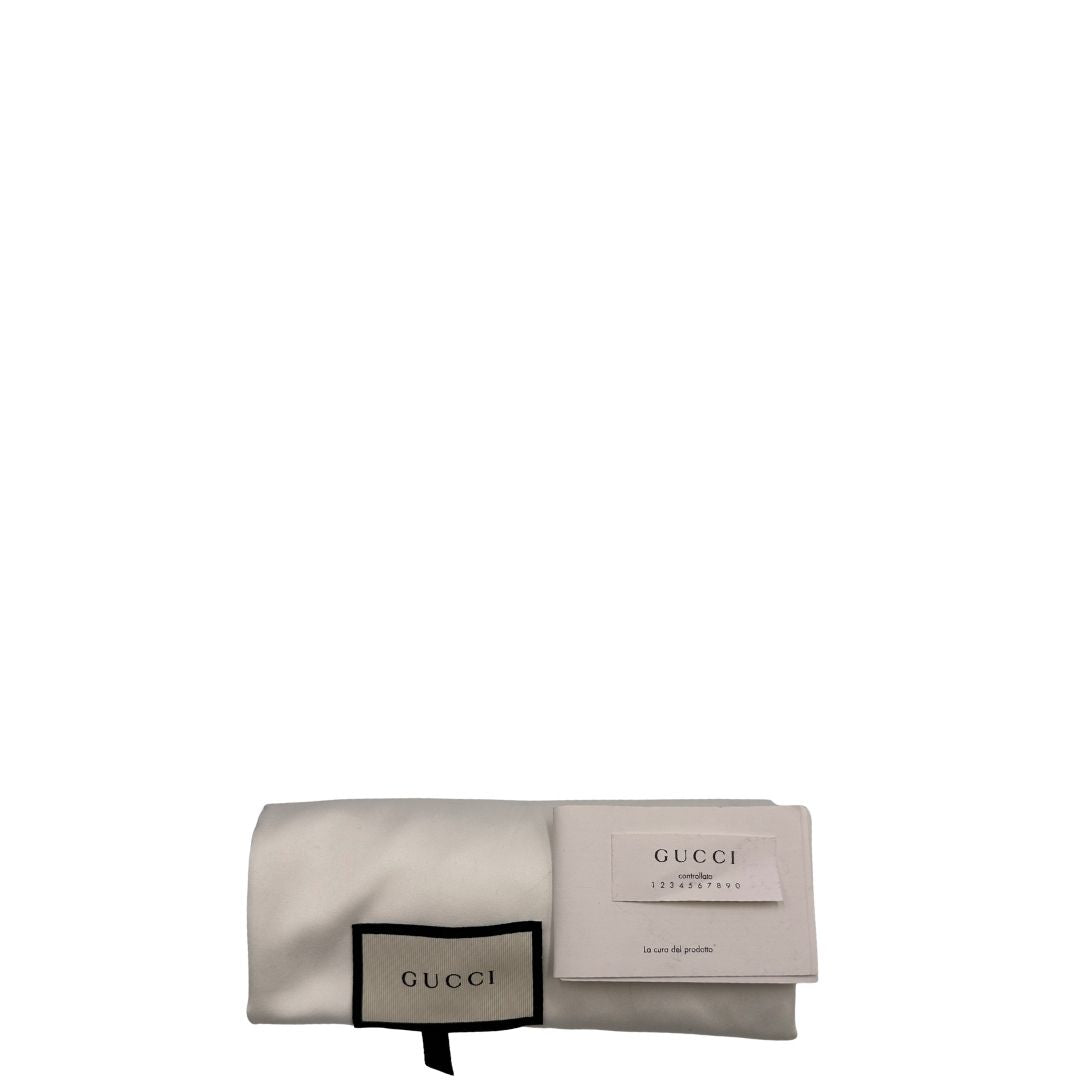 dustbag Borsa Gucci in pelle scamosciata nera con finiture in pelle tono su tono e parti metalliche dorate; munita di doppi manici e una tracolla amovibile e regolabile. Completa di dustbag, di lusso, originale, ottime condizioni, usato. 