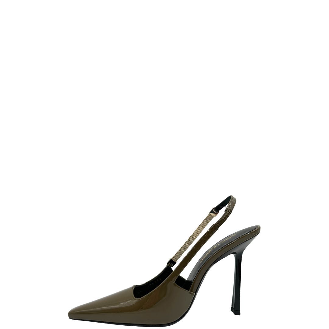 YSL Pumps slingback vernis N. 36,5