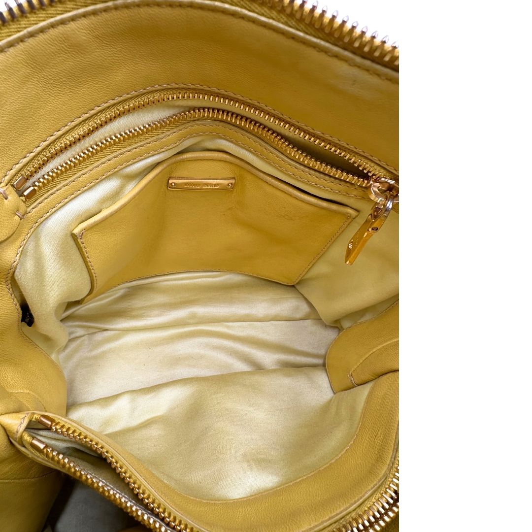 Satchel matelassé Miu Miu