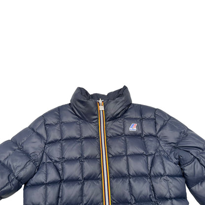 Giubbino K-Way double face blu in 100% poliammide, di lusso, originale, ottime condizioni, usato.