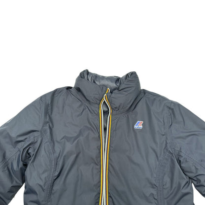 Giubbino K-Way double face blu in 100% poliammide, di lusso, originale, ottime condizioni, usato.