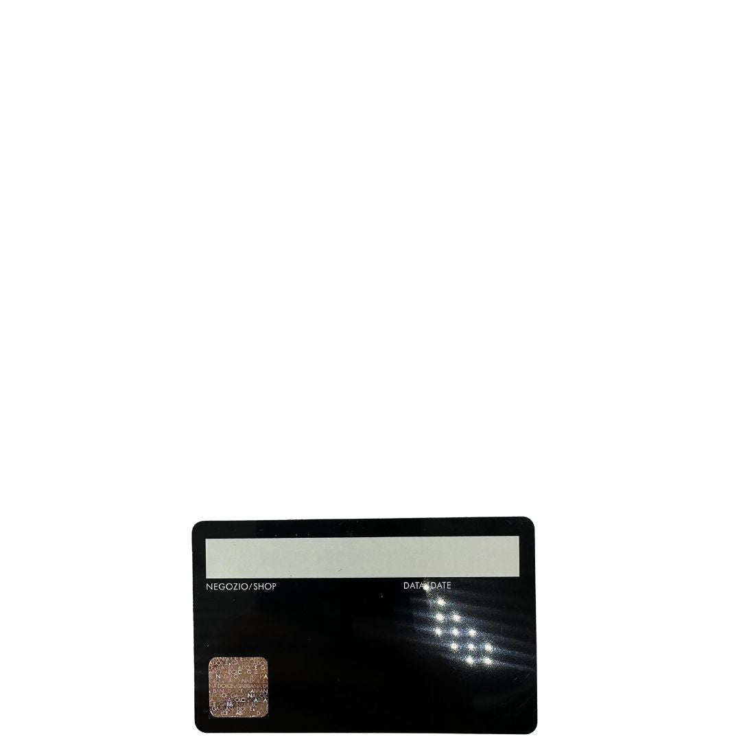 card d'autenticità.