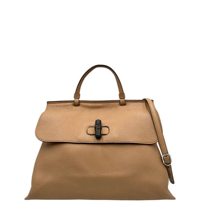front Morbida Gucci pelle beige con dettaglio bamboo sulla chiusura, di lusso, originale, ottime condizioni, usata. 