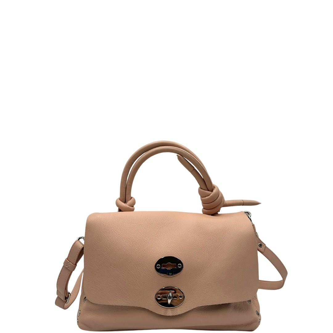 Front di una postina S Zanellato rosa usata, originale, second hand, in ottime condizioni.