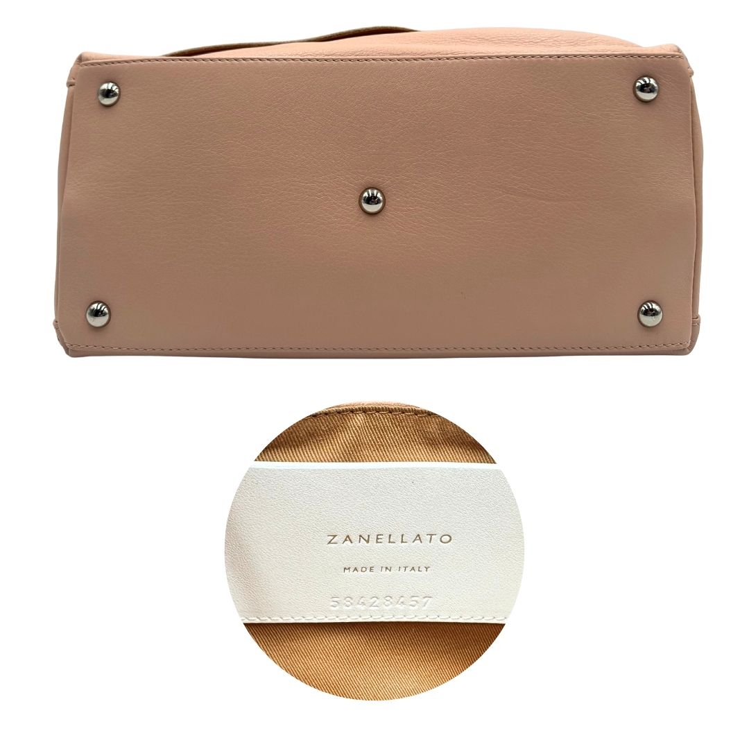 Base e codice di una postina S Zanellato rosa usata, originale, second hand, in ottime condizioni.