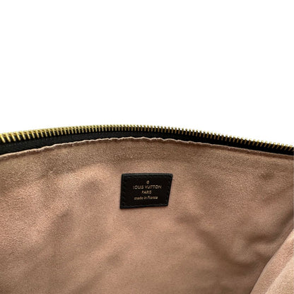 interno Borsa LV in pelle nera monogram, di lusso, originale, ottime condizioni, usata.