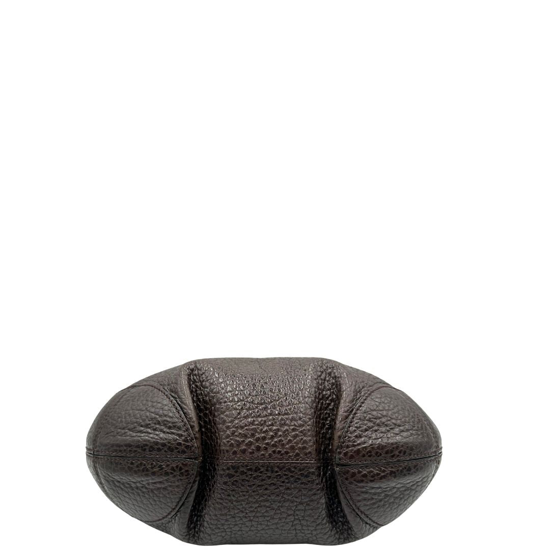 base Borsa D&G in pelle marrone con interno trama animalier, di lusso, originale, ottime condizioni, usata. 