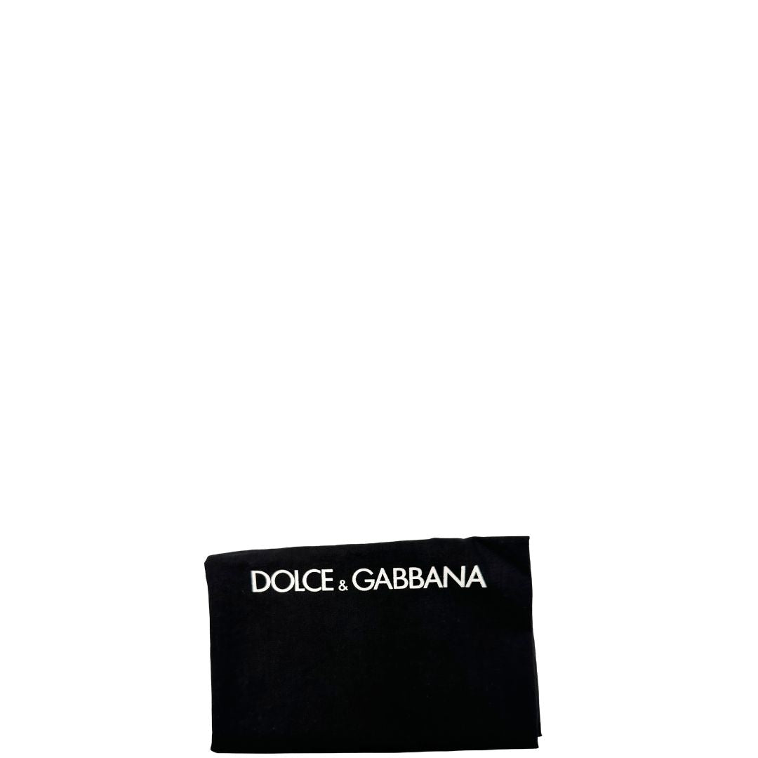 dustbag Borsa D&G in pelle marrone con interno trama animalier, di lusso, originale, ottime condizioni, usata. 