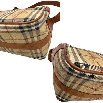 Angoli di una borsa Burberry trama tartan, con metalleria dorata, usata, originale, second hand, in ottime condizioni.