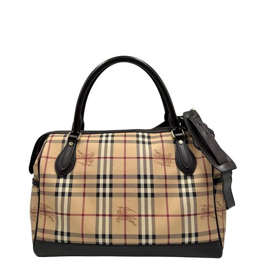 front Borsa Burberry trama tartan, indossabile comodamente a spalla, tracolla o mano, di lusso, originale, ottime condizioni, usata.