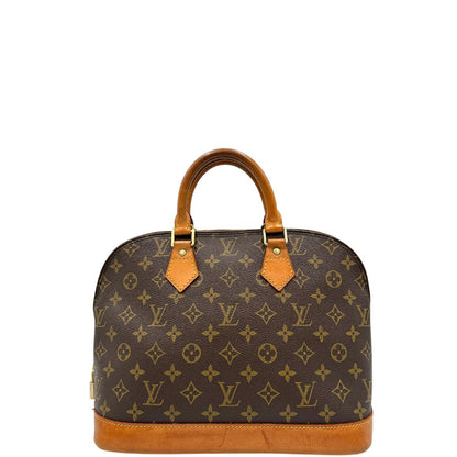 front  Louis Vuitton Alma in tela monogram nella versione PM, di lusso, originale, ottime condizioni, usata, originale. 