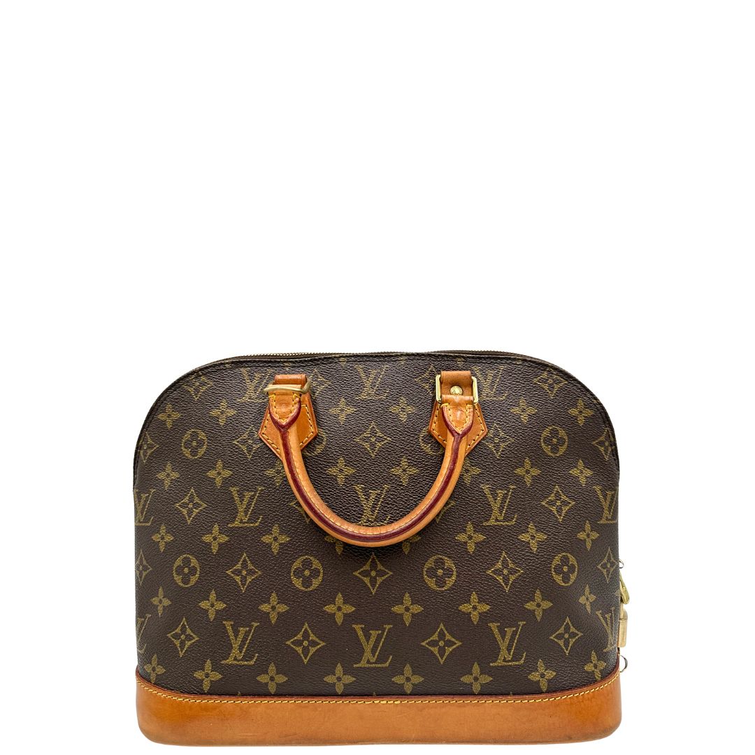 retro Louis Vuitton Alma in tela monogram nella versione PM, di lusso, originale, ottime condizioni, usata, originale. 