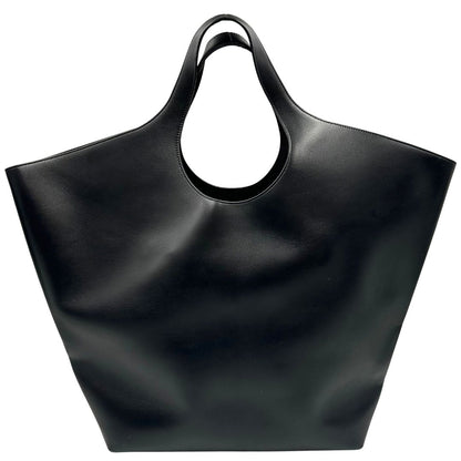 retro Tote Balenciaga in pelle nera, indossabile a spalla, di lusso, originale, ottime condizioni, usata.