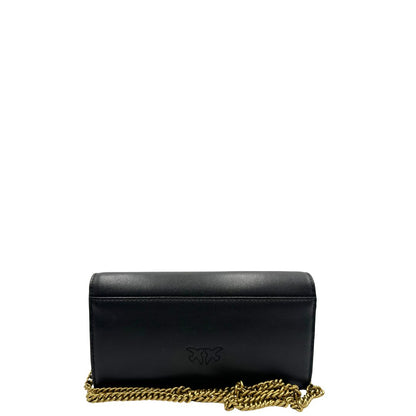 retro Wallet on chain Pinko con tracolla in catena dorata amovibile, di lusso, originale, ottime condizioni, usata. 