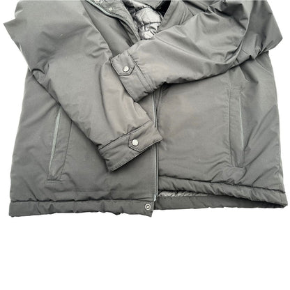 Giubbino nero Fay in 100% poliestere, munito di cappuccio, di lusso, originale, eccellenti condizioni, usato.