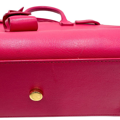 base  Borsa Saint Laurent in pelle rosa, indossabile a tracolla o a mano, di lusso, originale, ottime condizioni, usata. 
