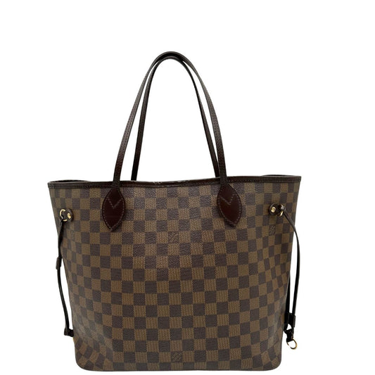 front Neverfull LV Damier Ébène nella versione MM, di lusso, originale, ottime condizioni, usata, originale. 