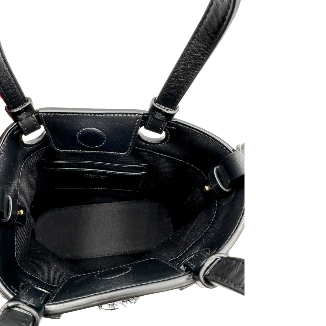Tote Fringe Bag Salvatore Ferragamo nera