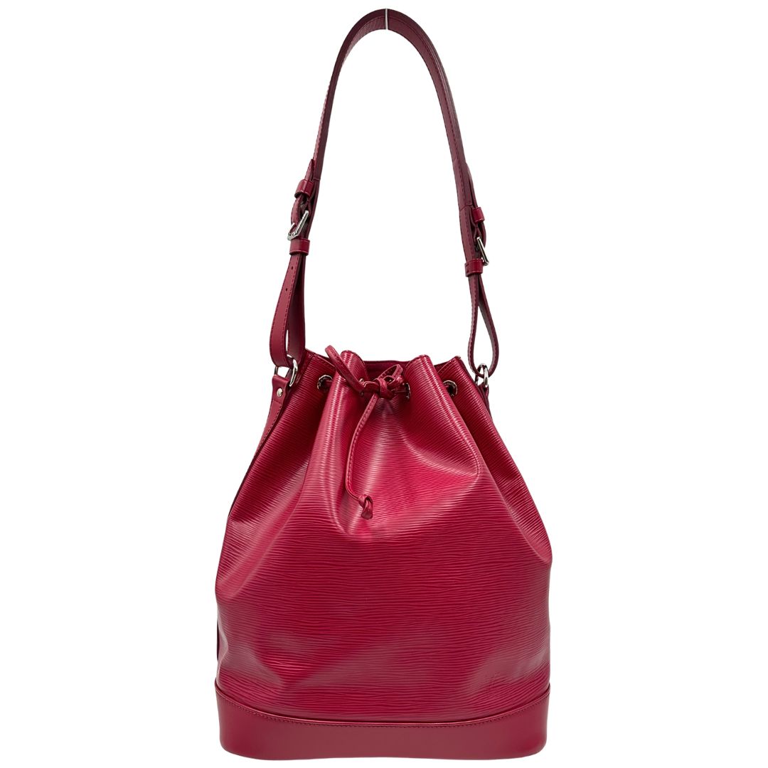 front Secchiello LV in pelle epi color magenta, di lusso, originale, ottime condizioni, usata. 