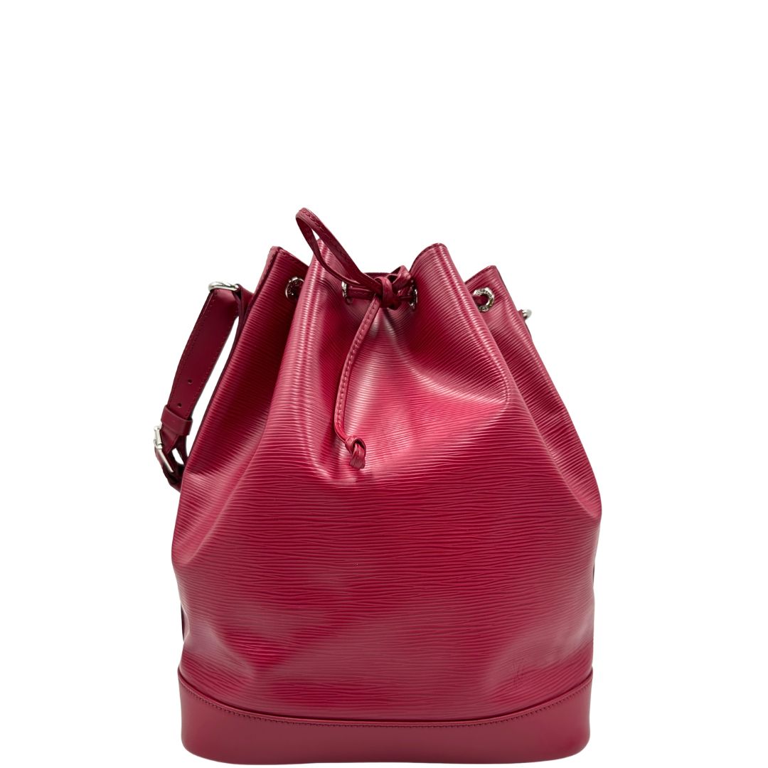 front Secchiello LV in pelle epi color magenta, di lusso, originale, ottime condizioni, usata. 
