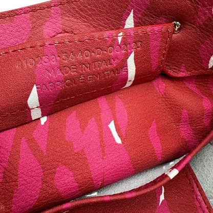 Codice di una borsa Balenciaga Papier multicolore, con parti metalliche argentate e comodo specchietto amovibile, usata, originale, second hand, in condizioni eccellenti.