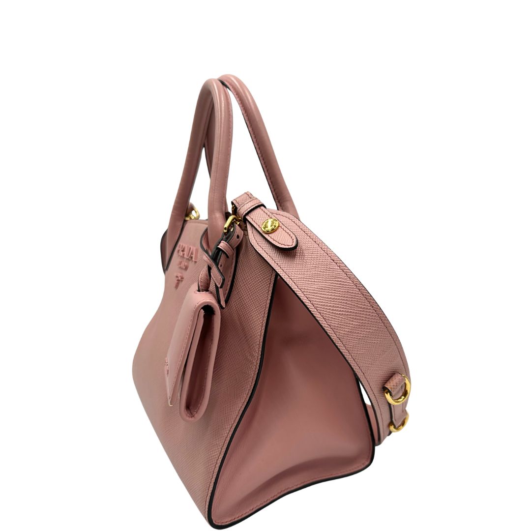 Borsa Prada Monochrome rosa
