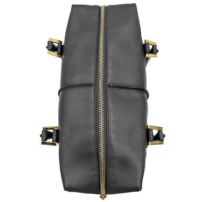 chiusura Bauletto Tod's in pelle color grigio antracite e viola melanzana, indossabile a spalla, di lusso, originale, ottime condizioni, usato. 