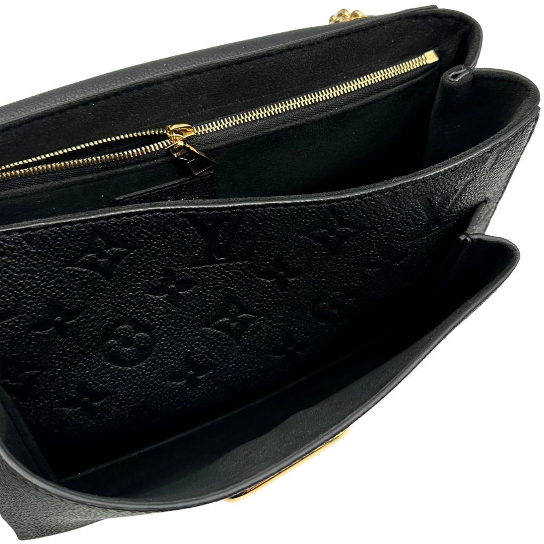 interno  Borsa Vavin LV in pelle monogram Empreinte, di lusso, originale, ottime condizioni, usata 