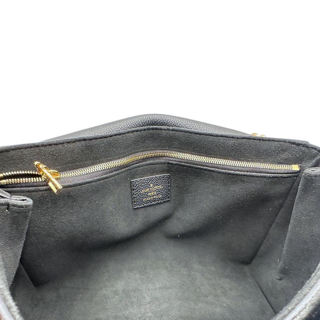 interno  Borsa Vavin LV in pelle monogram Empreinte, di lusso, originale, ottime condizioni, usata 