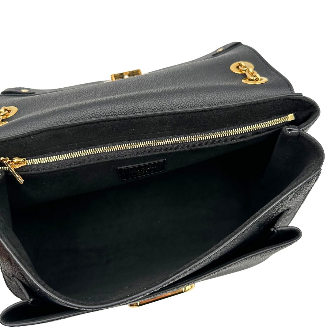 interno  Borsa Vavin LV in pelle monogram Empreinte, di lusso, originale, ottime condizioni, usata 