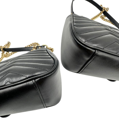 Borsa Gucci Marmont nera misura media