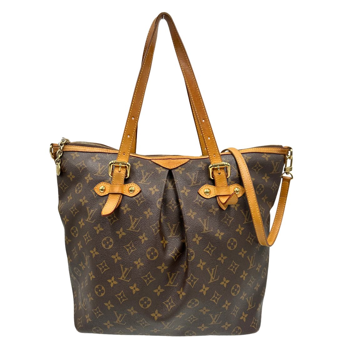 front  Borsa LV Palermo in tela monogram nella versione GM, di lusso, originale, ottime condizioni, usata. 