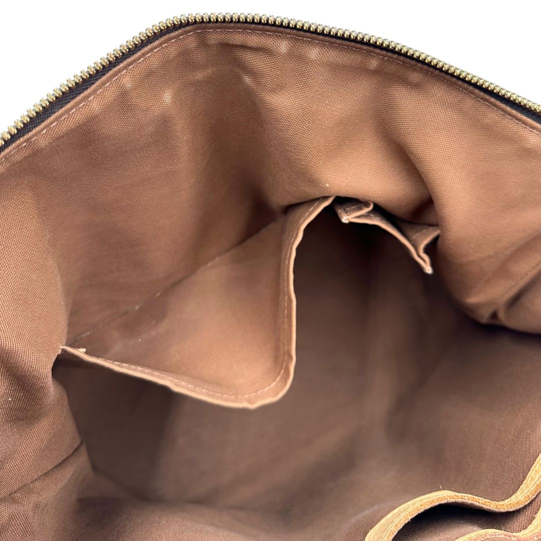 interno  Borsa LV Palermo in tela monogram nella versione GM, di lusso, originale, ottime condizioni, usata. 