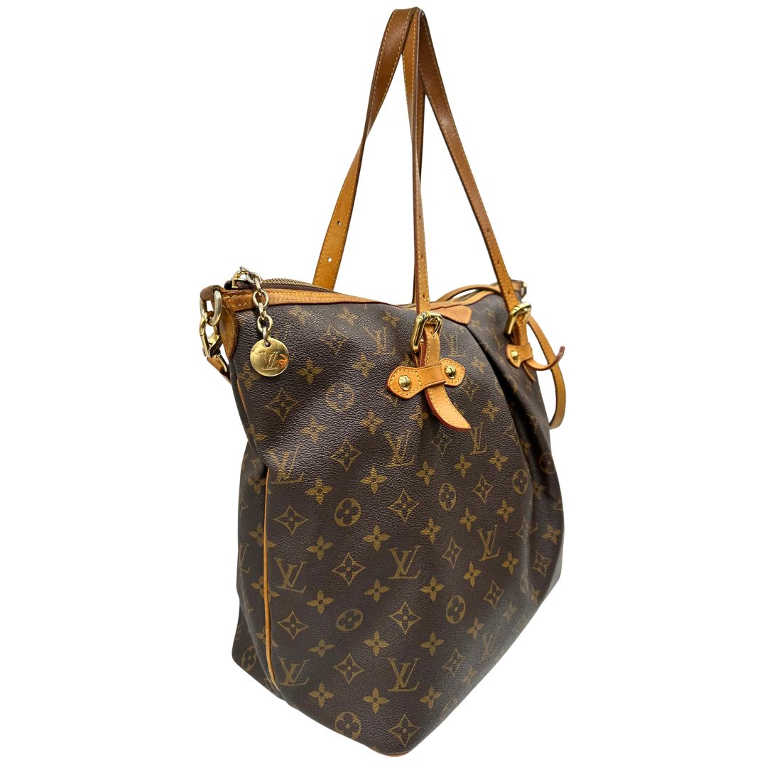 lato  Borsa LV Palermo in tela monogram nella versione GM, di lusso, originale, ottime condizioni, usata. 