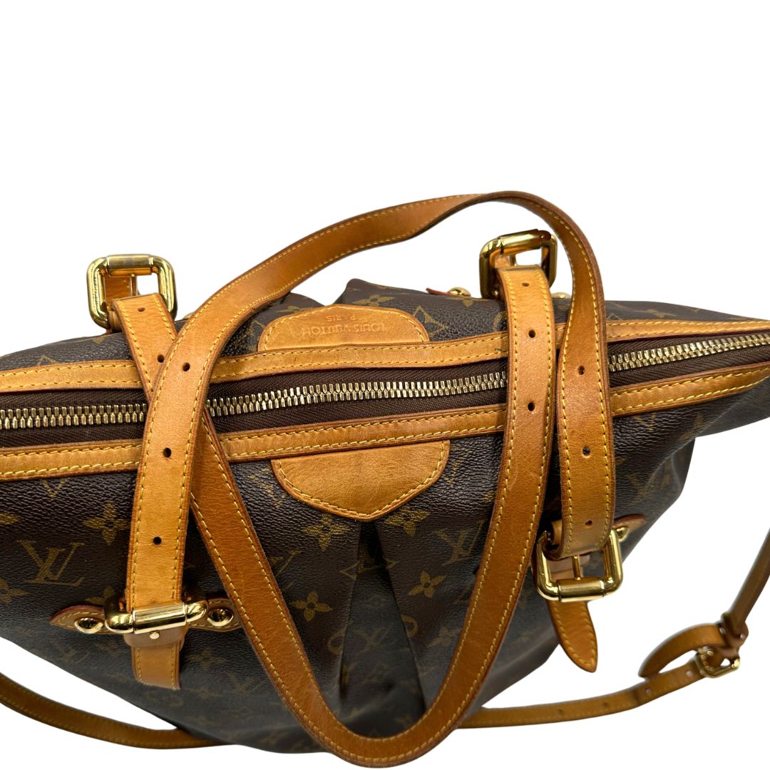 manici  Borsa LV Palermo in tela monogram nella versione GM, di lusso, originale, ottime condizioni, usata. 