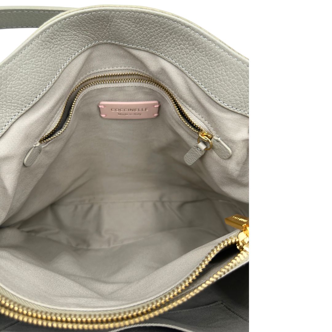 Borsa a spalla Coccinelle ghiaccio