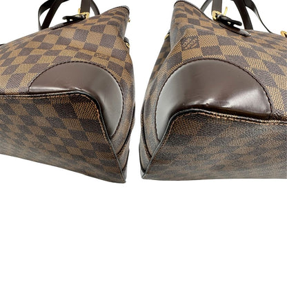 angoli Borsa LV Hampstead in canvas Damier Ébène , di lusso, originale, ottime condizioni, usata. 