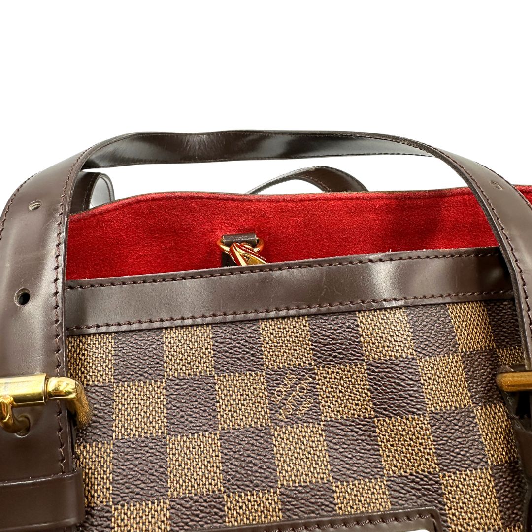 Borsa LV Hampstead in canvas Damier Ébène , di lusso, originale, ottime condizioni, usata. 
