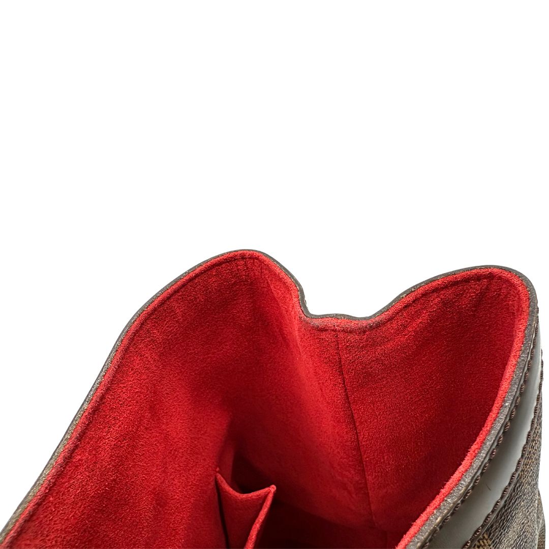 interno Borsa LV Hampstead in canvas Damier Ébène , di lusso, originale, ottime condizioni, usata. 