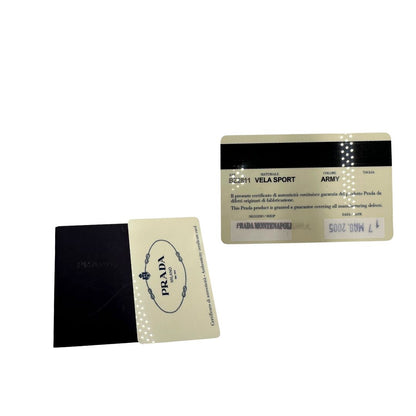 Zaino Prada vela verde