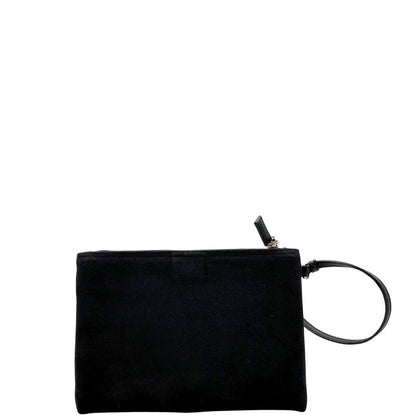 Accessorio per borse Prada in tessuto nero, di lusso, originale, ottime condizioni, usato