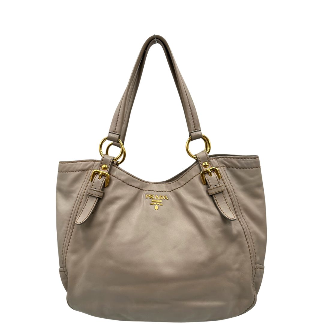 Shopper Prada taupe