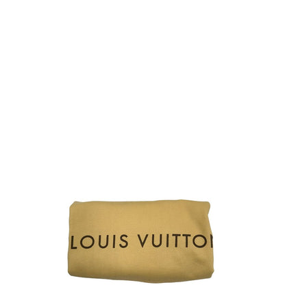 Dustbag di una borsa LV Trouville in tela monogram e vacchetta naturale, usata, originale, second hand, in ottime condizioni.