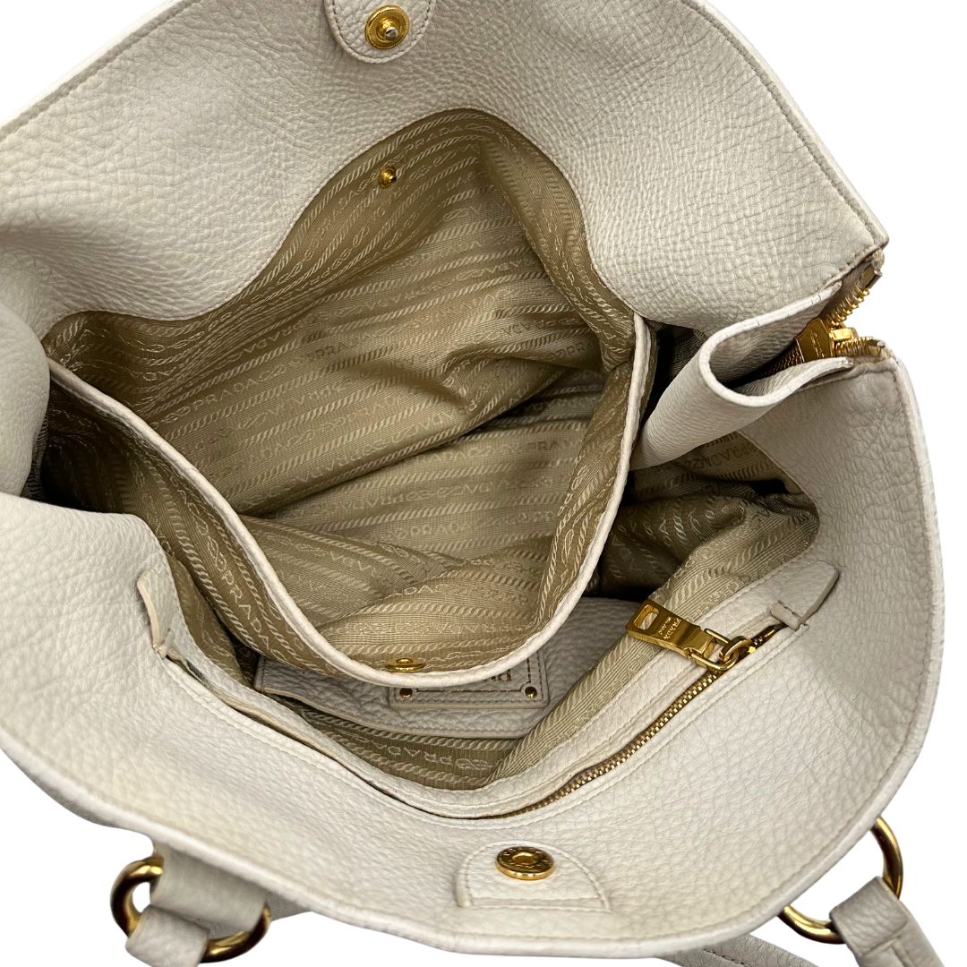 Tote Prada bianca