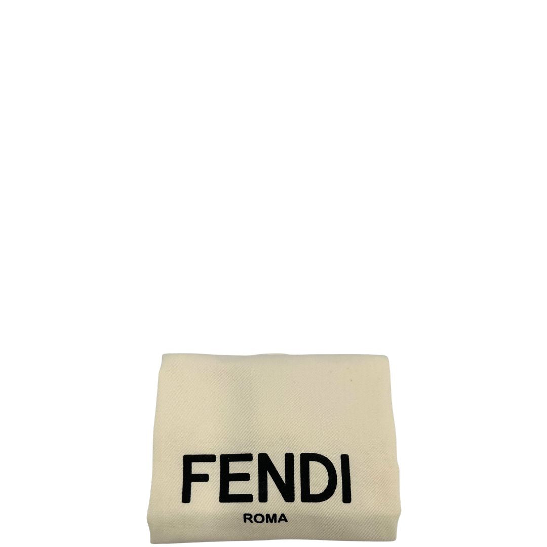 dustbag Borsa Fendi Baguette in pelle color azzurro polvere con impunture, di lusso, originale, ottime condizioni, usata. 