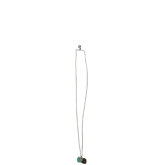 Collana Tiffany&Co. in argento 925 con ciondoli heart, di lusso, originale, ottime condizioni.